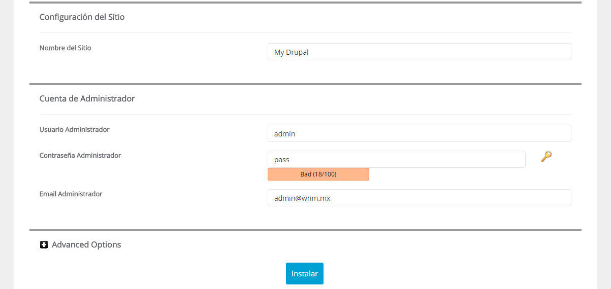 Drupal CMS amigable