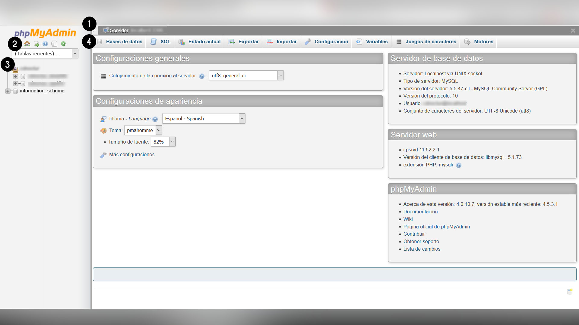 administrador php